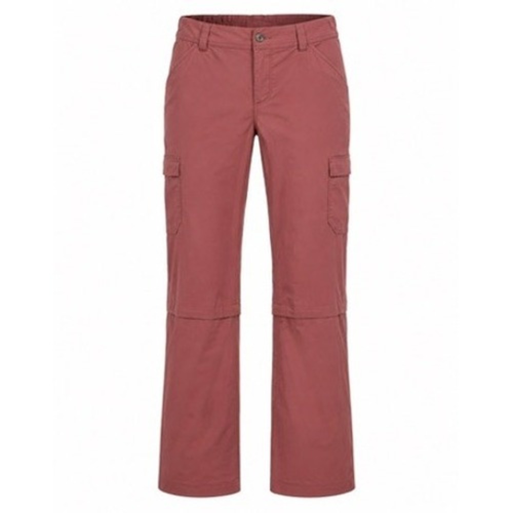 Duluth Trading Womens Dry on the Fly Cargo Hiking Pants Convertible Mauve 6x29